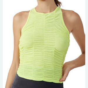 FP Movement Neon Ruched Free Fold Tank size small
